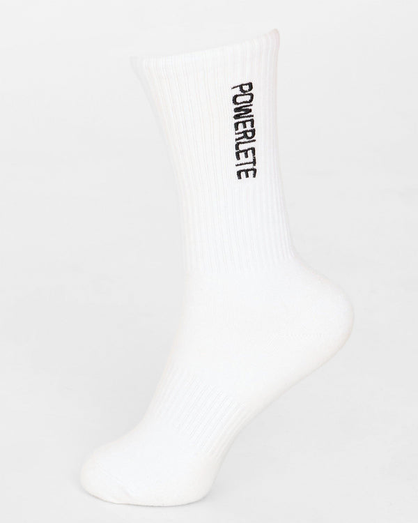 Premium broderede crew-sokker