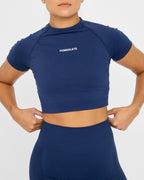 Evolve Nahtloses SS Crop Top
