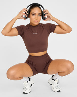 Evolve Sömlös SS Crop Top