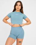 Evolve Sømløs SS Crop Top