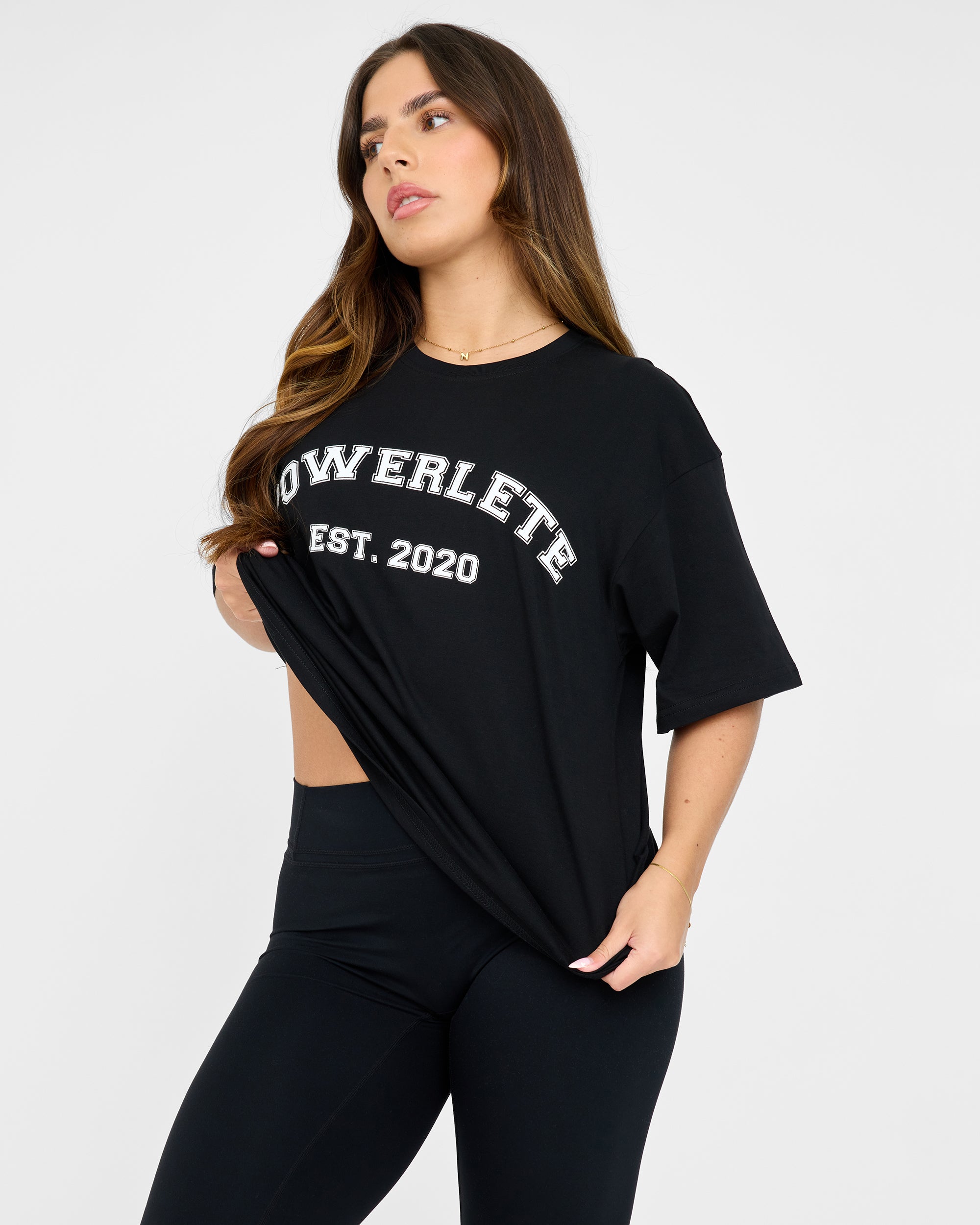 Varsity överdimensionerad t-shirt